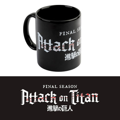 Funko Pop! Attack On Titan Logo - Tazza da Collezione Nerdscape in Ceramica 350ml Nerdscape