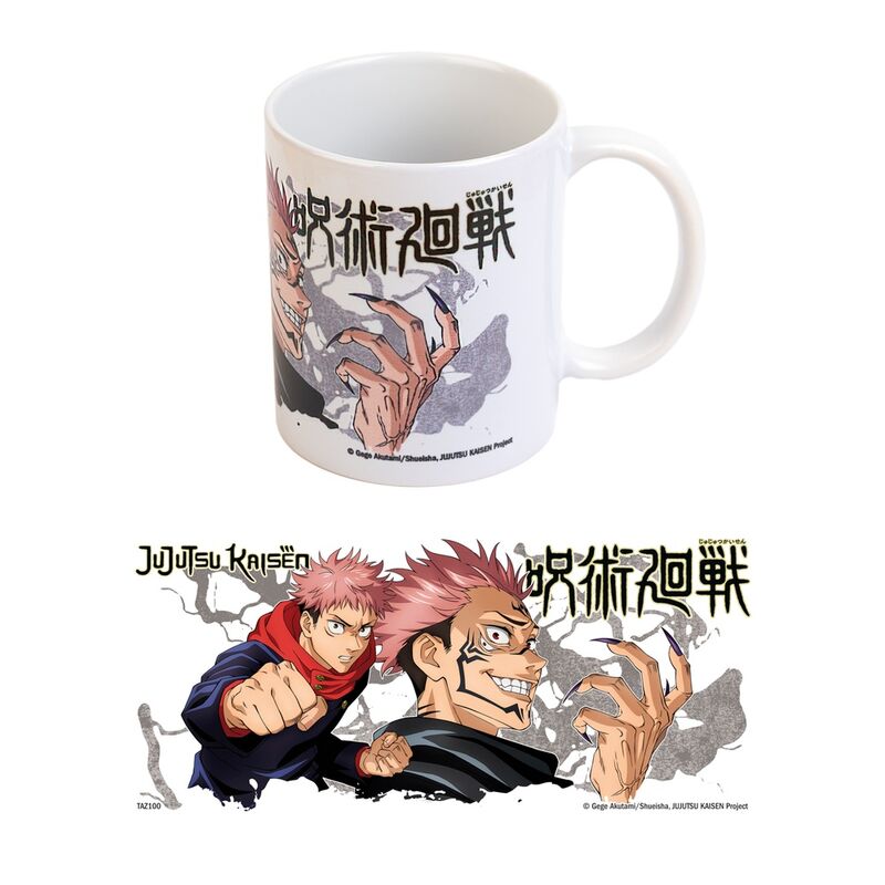 Jujutsu Kaisen Yuji and Sukuna mug 350ml Nerdscape