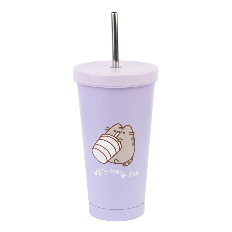 Funko Pop! Pusheen Moments Straw Tumbler 550ml in Acciaio Inox con Cannuccia - Nerdscape Nerdscape