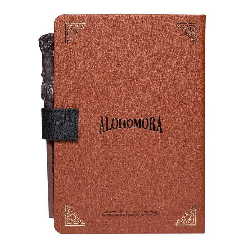 Harry Potter Hogwart A5 premium notebook + wand pen Nerdscape