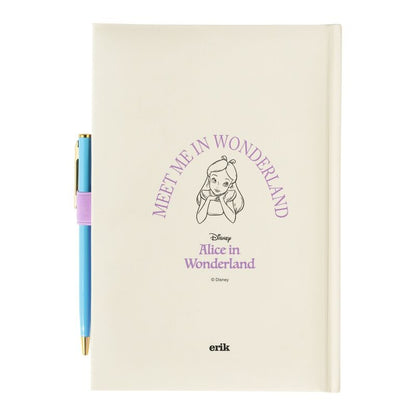 Disney Alice in Wonderland A5 premium notebook + pen Nerdscape