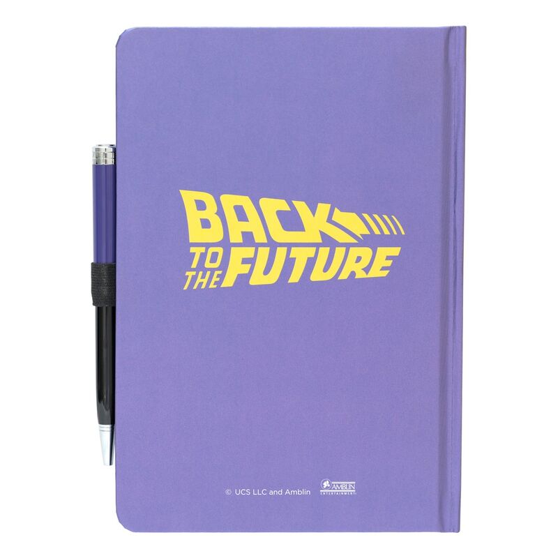 Back to the Future A5 premium notebook + pen Nerdscape