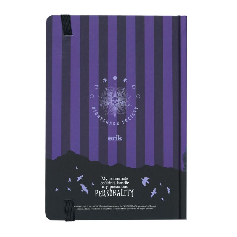Wednesday Addams A5 premium notebook Nerdscape