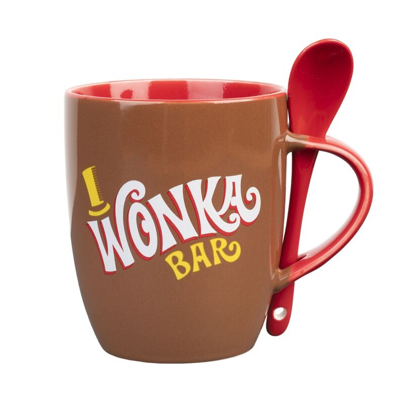 Funko Pop! Willy Wonka Bar Mug 380ml Ceramica con Cucchiaino - Collezione Nerdscape Nerdscape