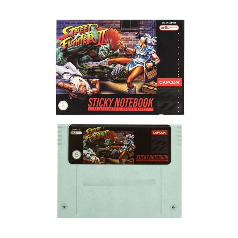Street Fighter A5 premium Sticky notes notebook Nerdscape