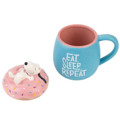 Snoopy Eat Sleep Repeat 3D mug 500ml Nerdscape