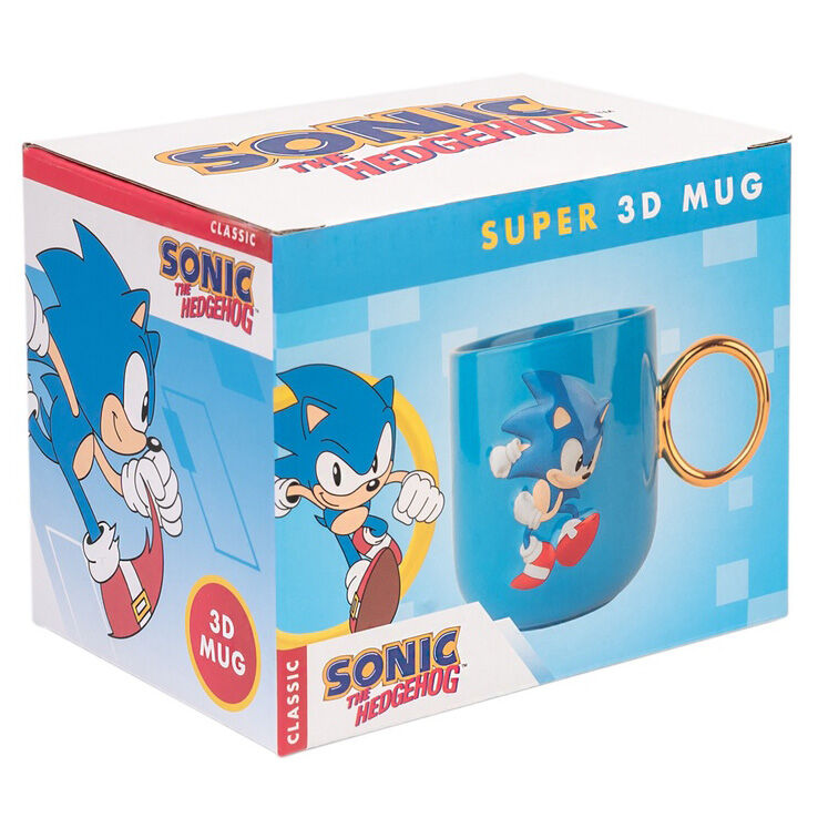 Sonic The Hedgehog 3D mug 350ml Nerdscape