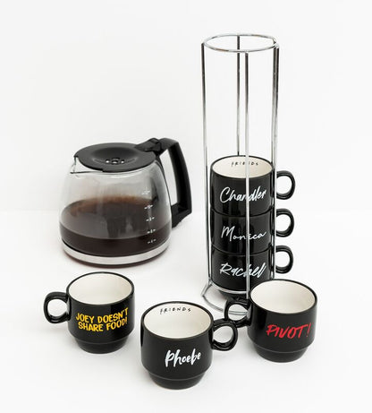 Friends set of 6 mugs 150ml Nerdscape