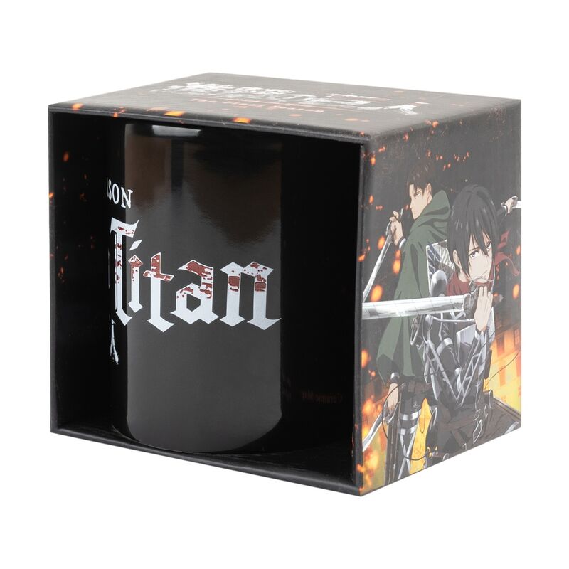 Funko Pop! Attack On Titan Logo - Tazza da Collezione Nerdscape in Ceramica 350ml Nerdscape