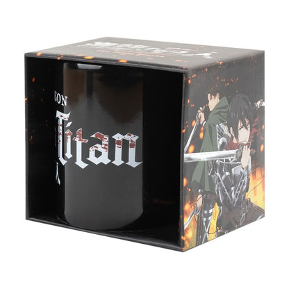 Funko Pop! Attack On Titan Logo - Tazza da Collezione Nerdscape in Ceramica 350ml Nerdscape