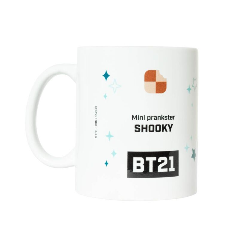 BT21 Shooky Tazza 330ml in Ceramica - Lavabile in Lavastoviglie e Microonde | Nerdscape Nerdscape