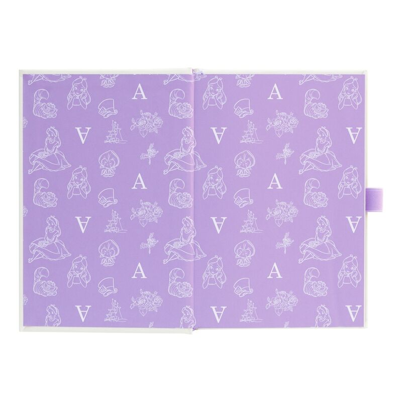 Disney Alice in Wonderland A5 premium notebook + pen Nerdscape