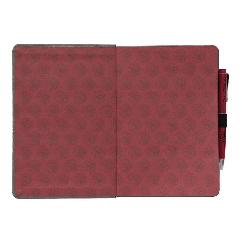 Game of Thrones Targaryen A5 premium notebook + pen Nerdscape