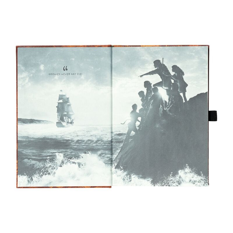 The Goonies A5 premium notebook + projector pen Nerdscape