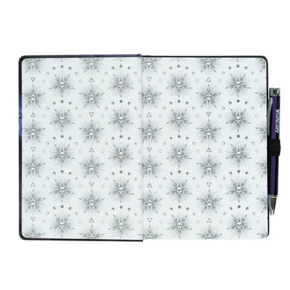 Wednesday Addams A5 premium notebook + projector pen Nerdscape
