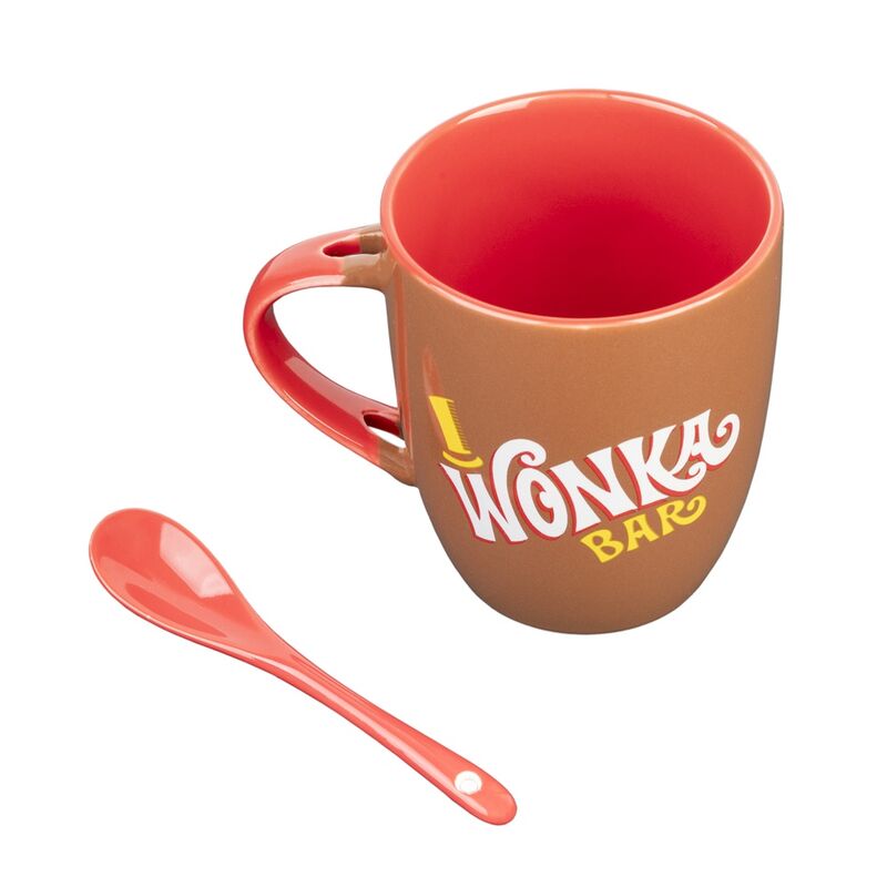 Funko Pop! Willy Wonka Bar Mug 380ml Ceramica con Cucchiaino - Collezione Nerdscape Nerdscape