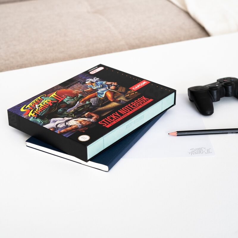 Street Fighter A5 premium Sticky notes notebook Nerdscape