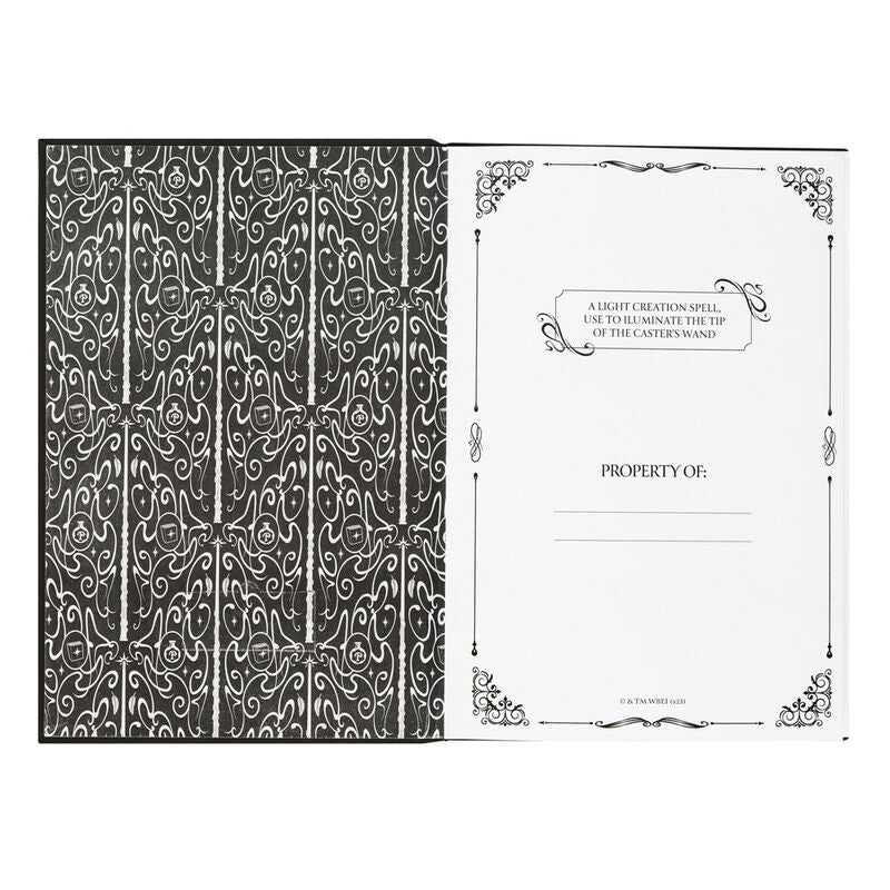Harry Potter Lumos A5 premium led notebook + pen Nerdscape