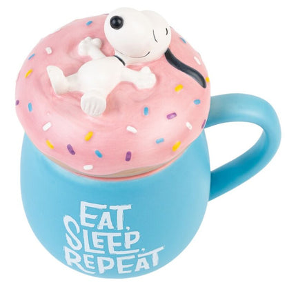 Snoopy Eat Sleep Repeat 3D mug 500ml Nerdscape