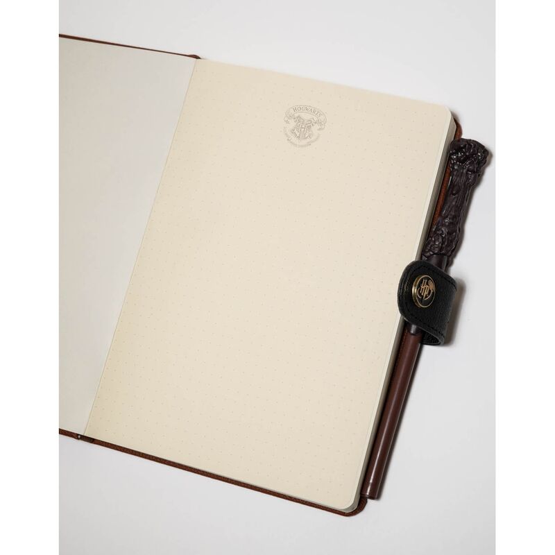 Harry Potter Hogwart A5 premium notebook + wand pen Nerdscape