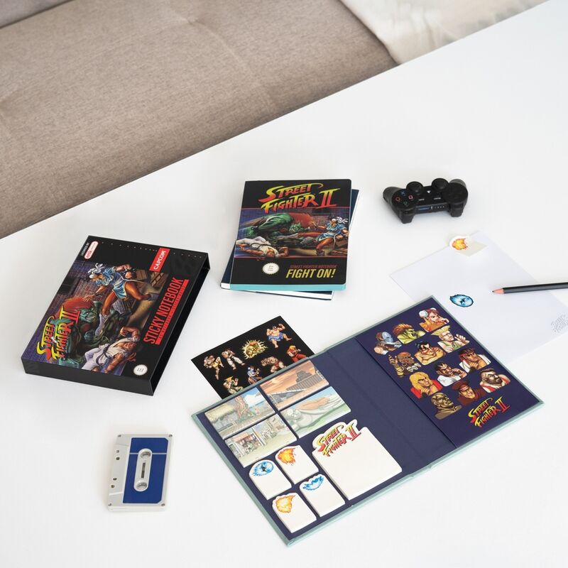 Street Fighter A5 premium Sticky notes notebook Nerdscape