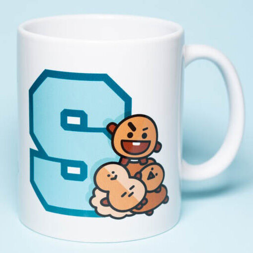 BT21 Shooky Tazza 330ml in Ceramica - Lavabile in Lavastoviglie e Microonde | Nerdscape Nerdscape