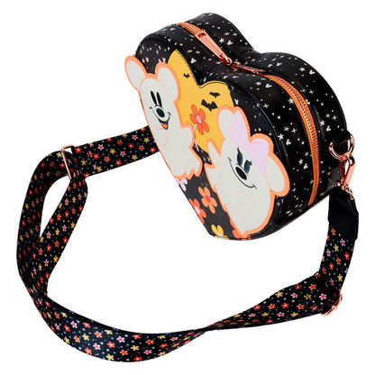 Loungefly Disney Mickey & Minnie Floral Ghost shoulder bag Nerdscape