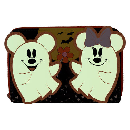Loungefly Disney Mickey & Minnie Floral Ghost wallet Nerdscape