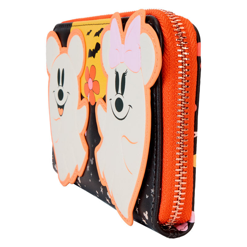 Loungefly Disney Mickey & Minnie Floral Ghost wallet Nerdscape
