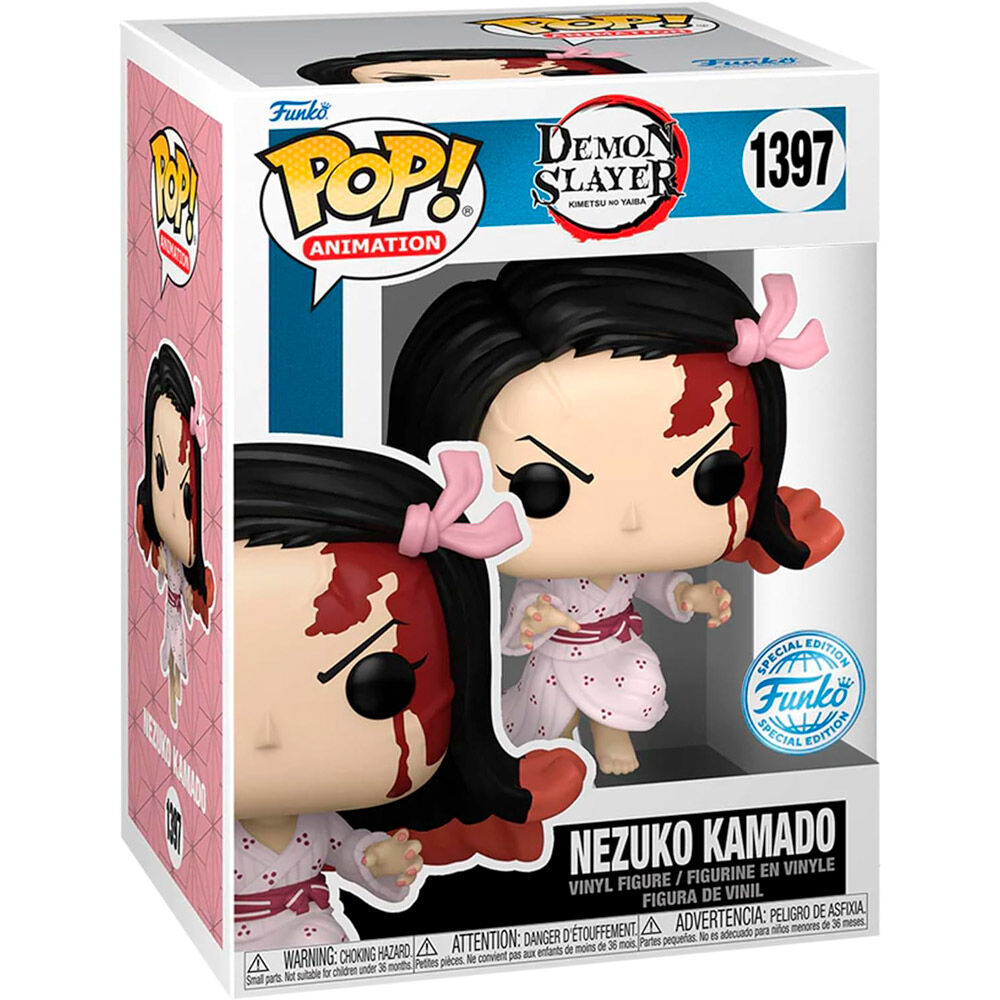 Funko Pop! Demon Slayer Kimetsu no Yaiba Nezuko Kamado - Figura da Collezione Vinyl Nerdscape