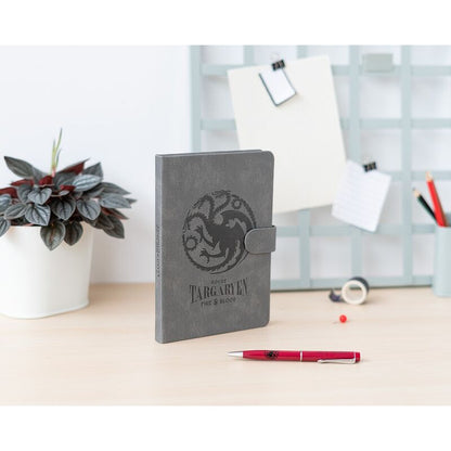 Game of Thrones Targaryen A5 premium notebook + pen Nerdscape