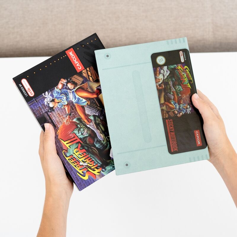Street Fighter A5 premium Sticky notes notebook Nerdscape