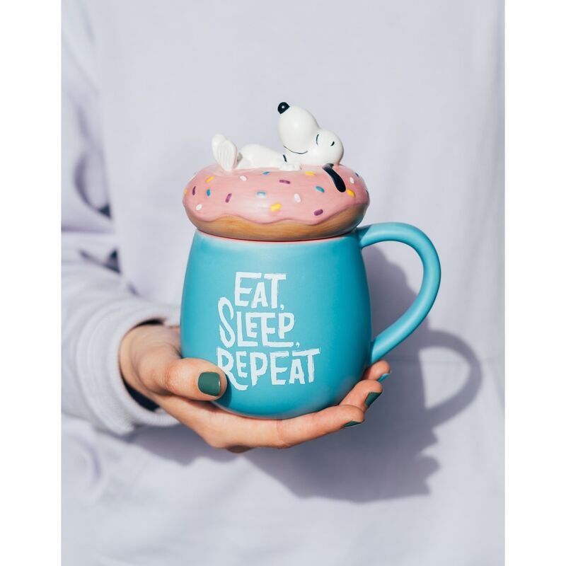 Snoopy Eat Sleep Repeat 3D mug 500ml Nerdscape