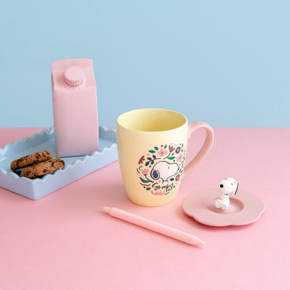 Snoopy premium mug with lid Nerdscape