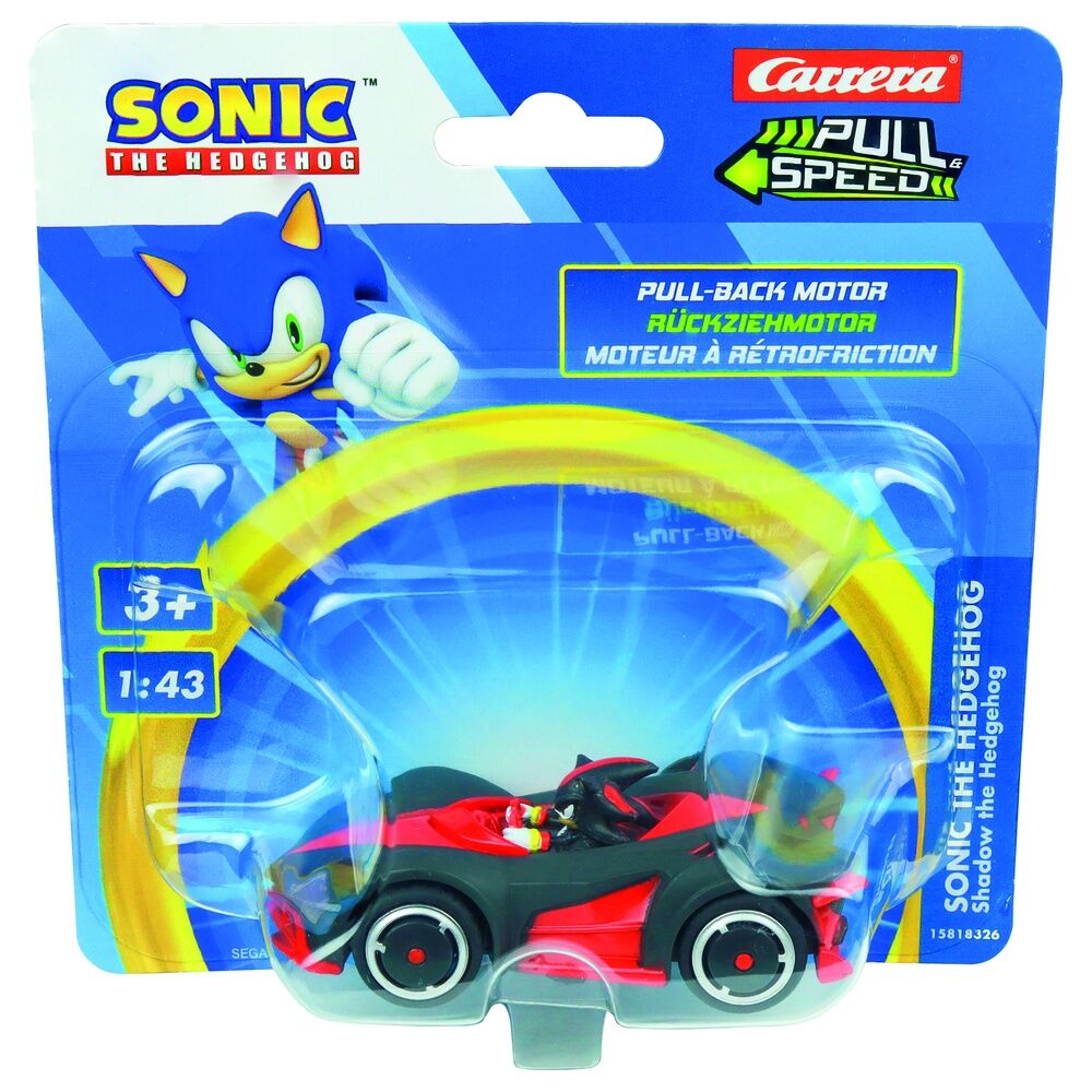 Sonic the Hedgehog Pull & Speed Car - Nerdscape Nerdscape