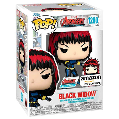 Funko Pop! Marvel Avengers 60th Anniversary Black Widow - Figura da Collezione Vinyl Nerdscape