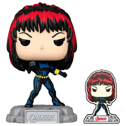 Funko Pop! Marvel Avengers 60th Anniversary Black Widow - Figura da Collezione Vinyl Nerdscape