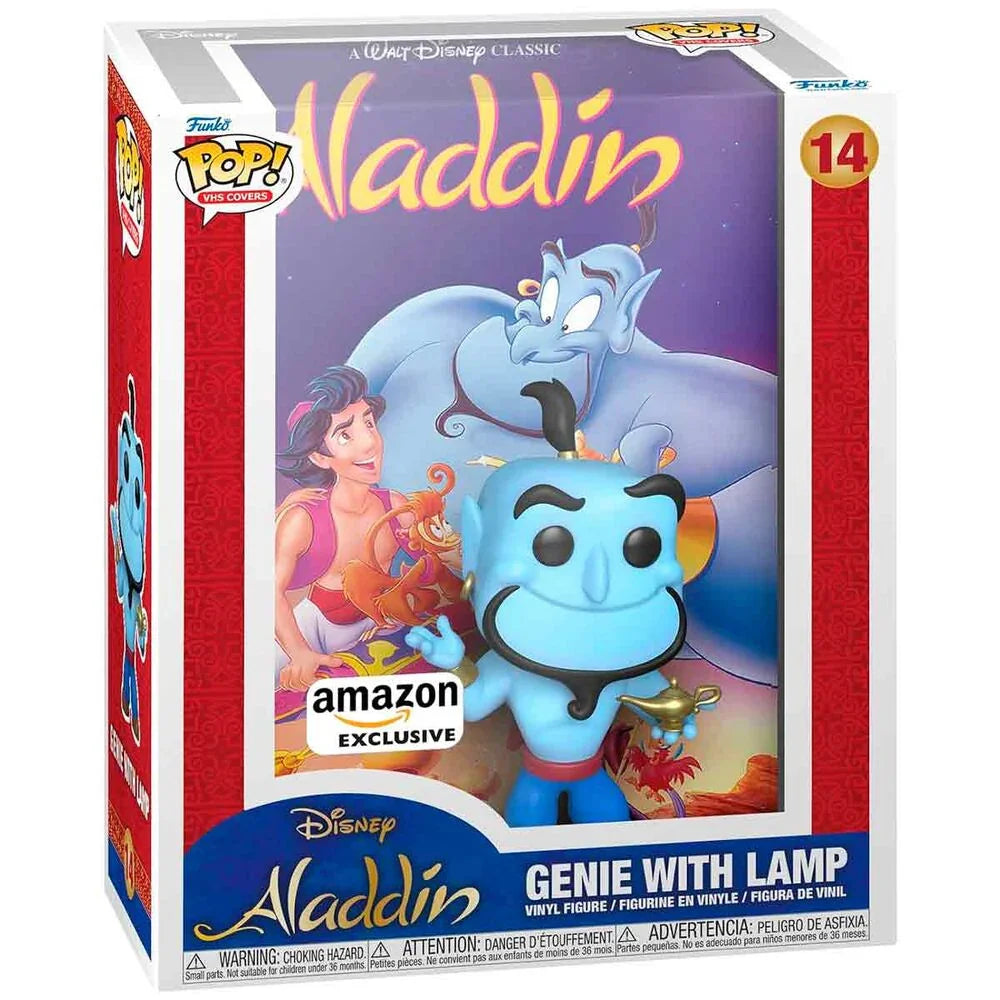 POP figure Cover VHS Disney Aladdin Exclusive Nerdscape