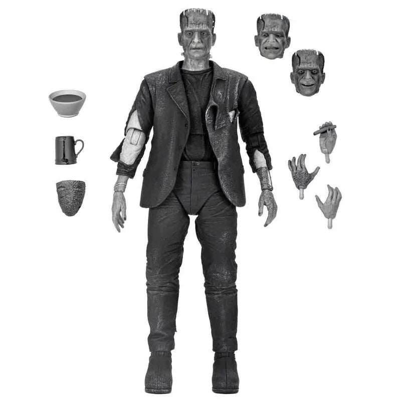 Universal Monsters The Bride of Frankenstein Ultimate Bride of Frankenstein B&W Version Figura da Collezione 18cm - Nerdscape Nerdscape