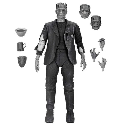 Universal Monsters The Bride of Frankenstein Ultimate Bride of Frankenstein B&W Version Figura da Collezione 18cm - Nerdscape Nerdscape