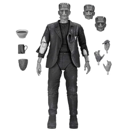 Universal Monsters The Bride of Frankenstein Ultimate Bride of Frankenstein B&W Version Figura da Collezione 18cm - Nerdscape Nerdscape