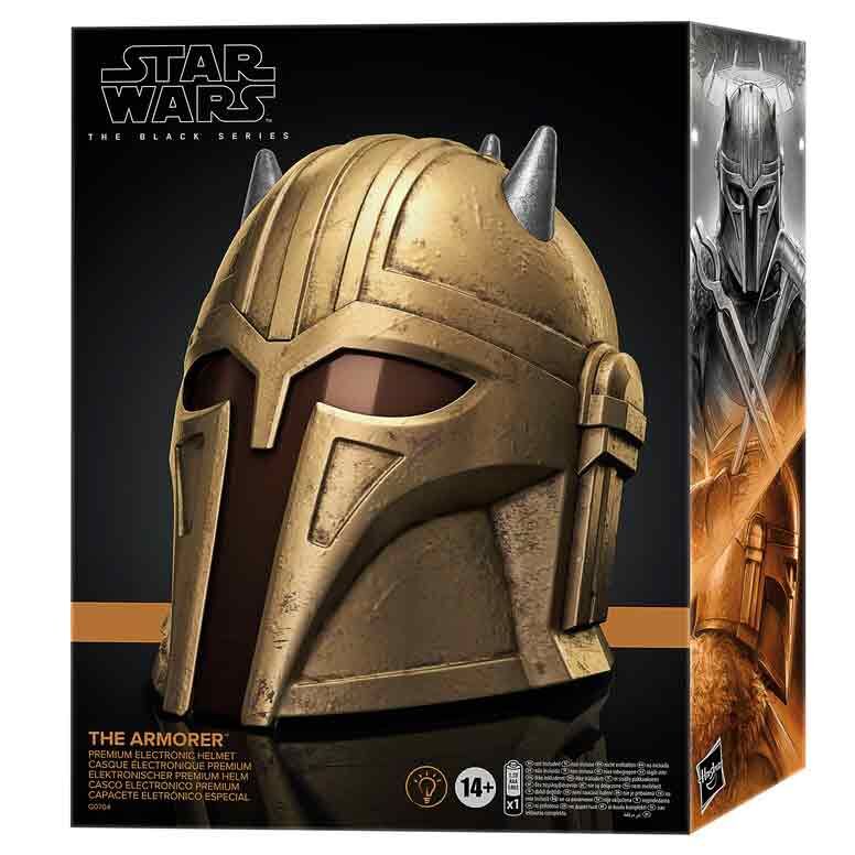 Star Wars The Mandalorian The Armorer premium electronic helmet Nerdscape