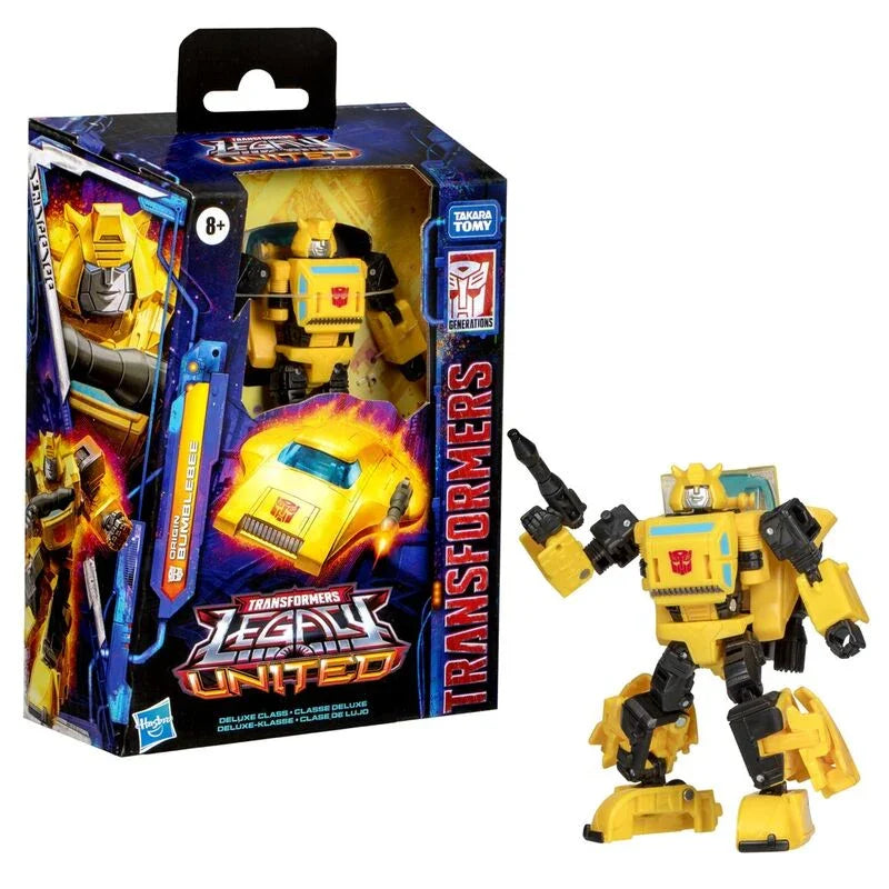 Transformers Bumblebee Legacy United Deluxe Figura da Collezione - Nerdscape Nerdscape