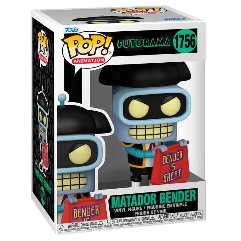 Funko Pop! Futurama Matador Bender - Figura da Collezione Vinyl Nerdscape