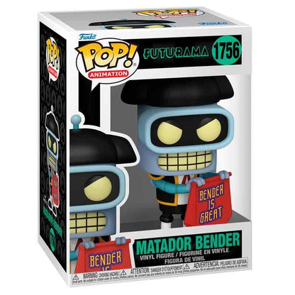 Funko Pop! Futurama Matador Bender - Figura da Collezione Vinyl Nerdscape