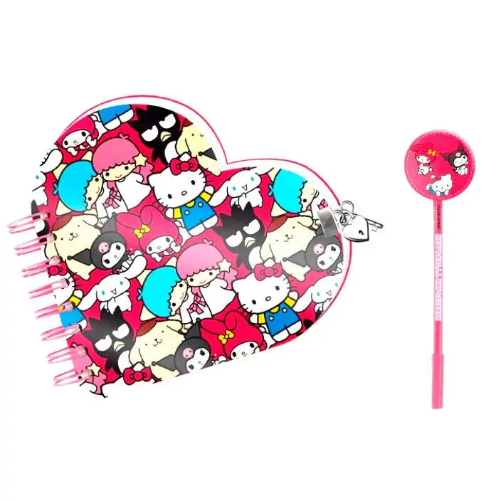 Hello Kitty Friends diary + pen set Nerdscape
