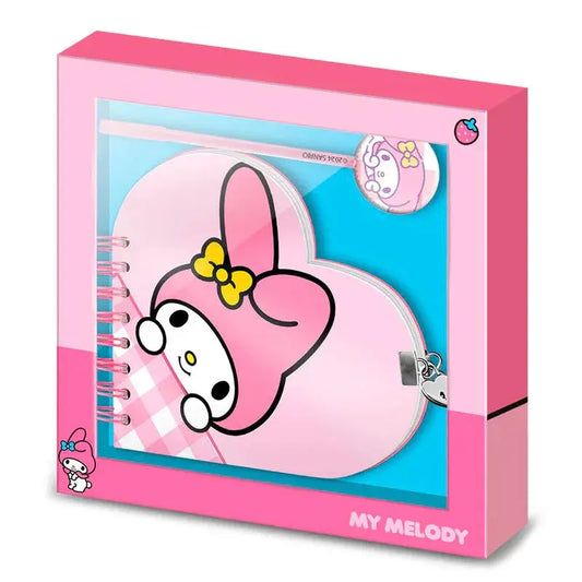 Hello Kitty My Melody diary + pen set Nerdscape