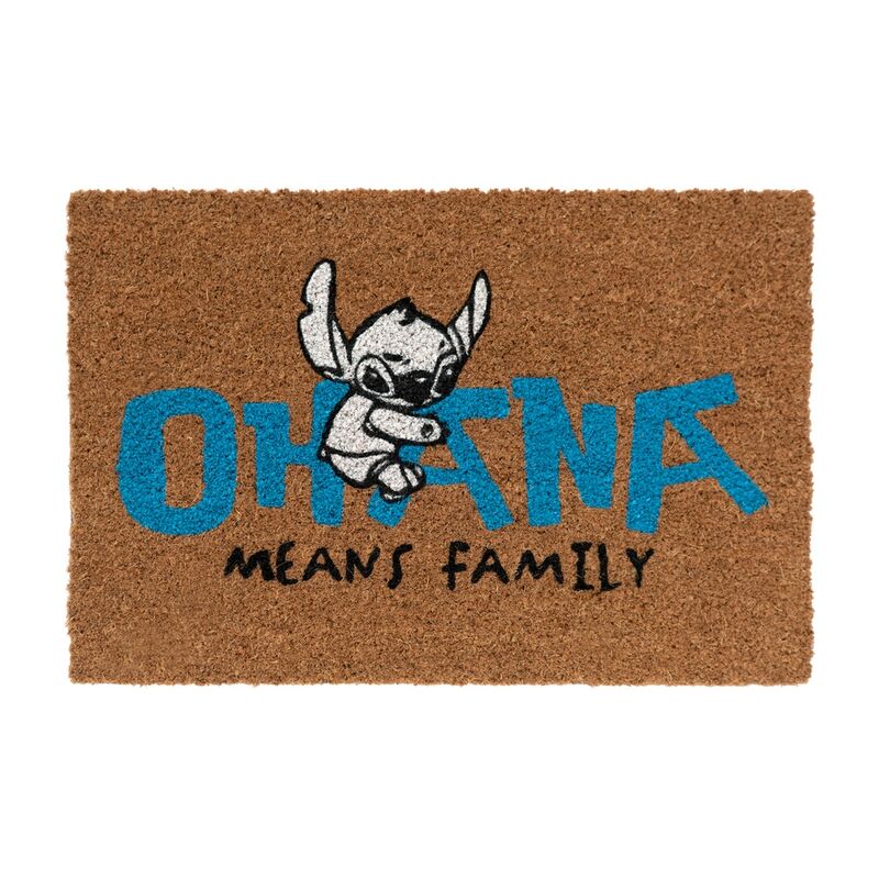 Disney Stitch Ohana doormat Nerdscape