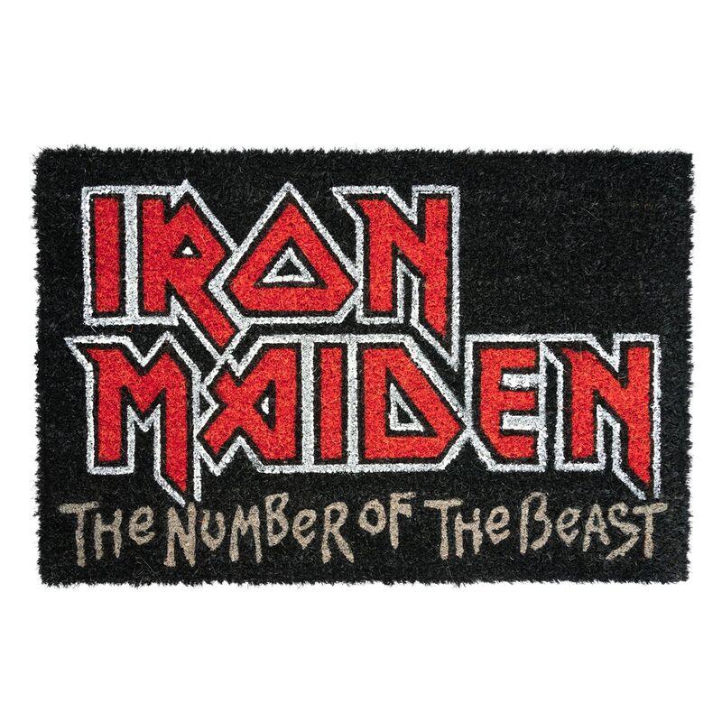 Iron Maiden Doormat in Coconut Fibre with Non-Slip PVC Base – Nerdscape Nerdscape
