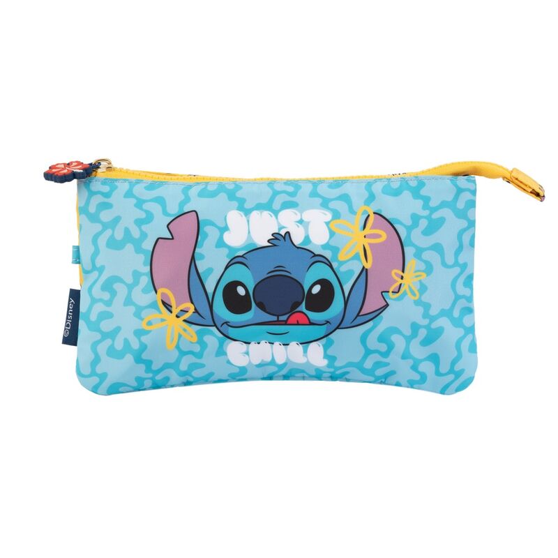 Disney Stitch triple pencil case Nerdscape